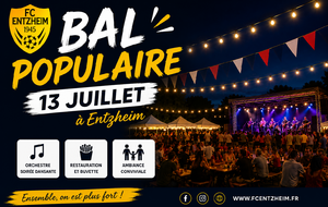 Bal populaire du 13 juillet : la soirée est maintenue !